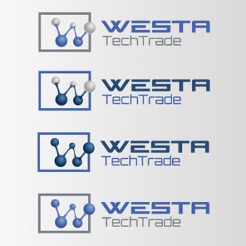 создание логотипа для компьютерной фирмы Westa Techtrade